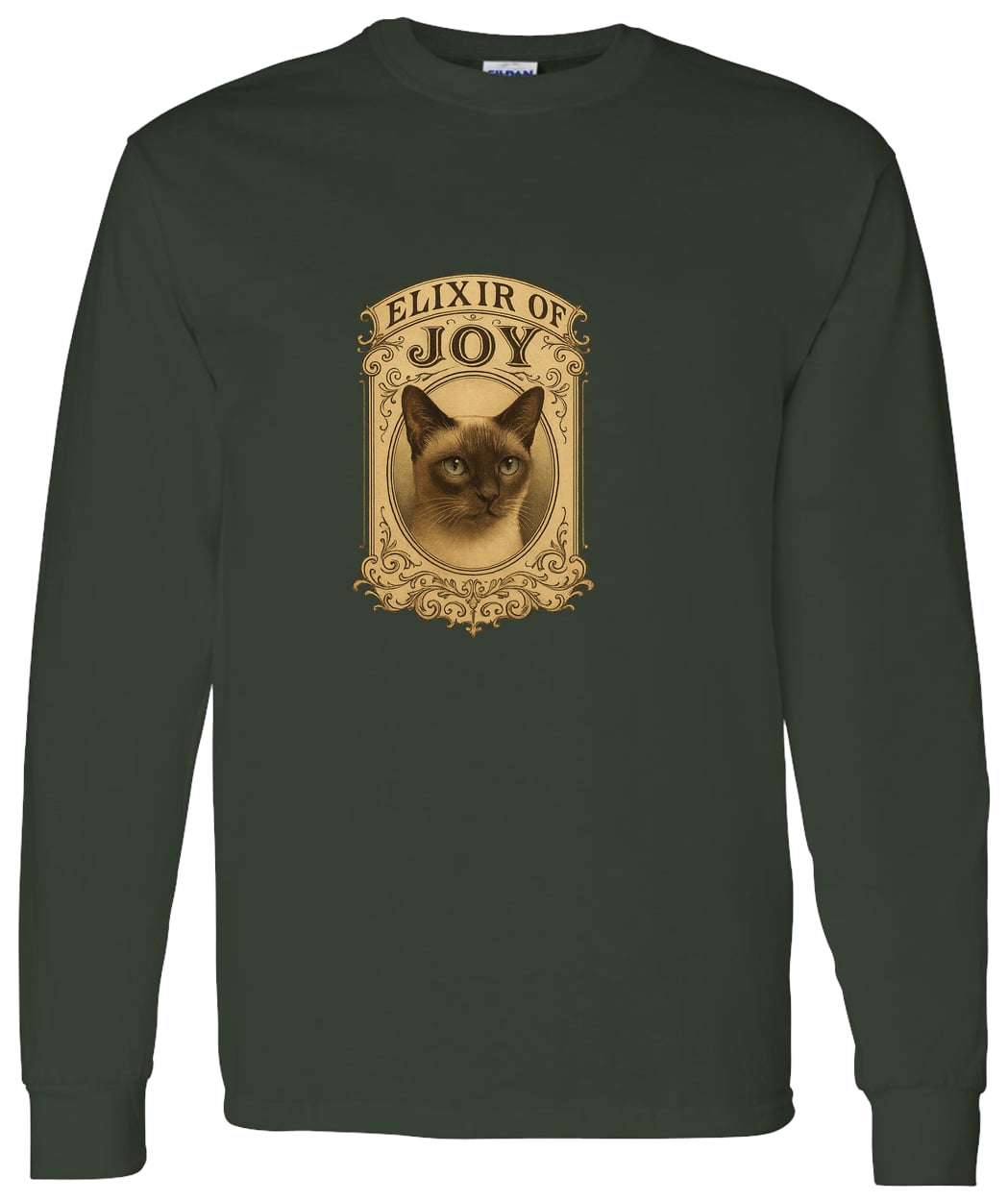 G540 LS T-Shirt 5.3 oz. - Forest Green