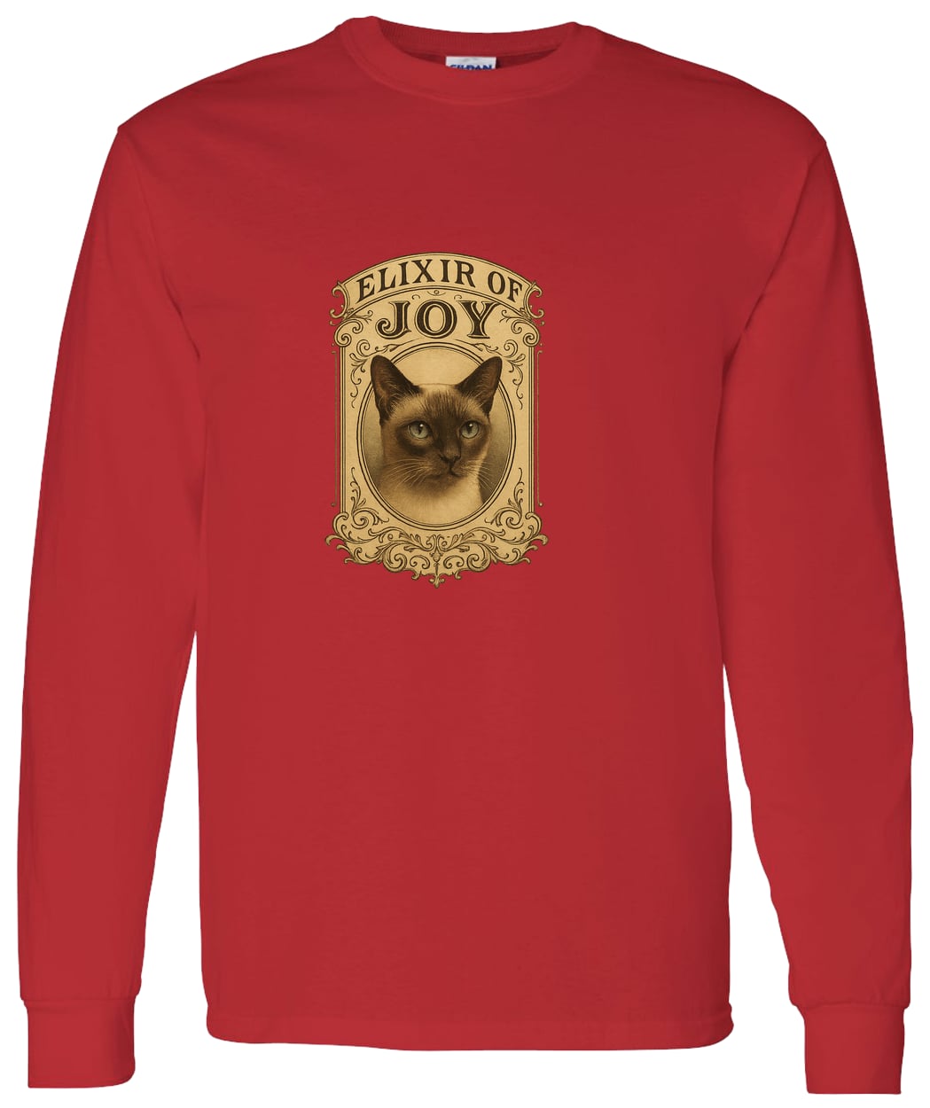G540 LS T-Shirt 5.3 oz. - Red