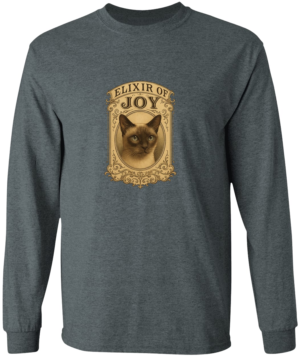 G540 LS T-Shirt 5.3 oz. - Dark Heather