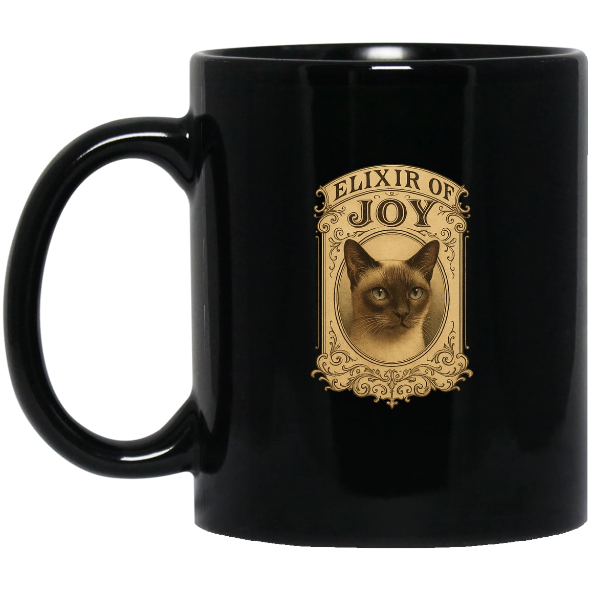 BM11OZ 11oz Black Mug Design Preview
