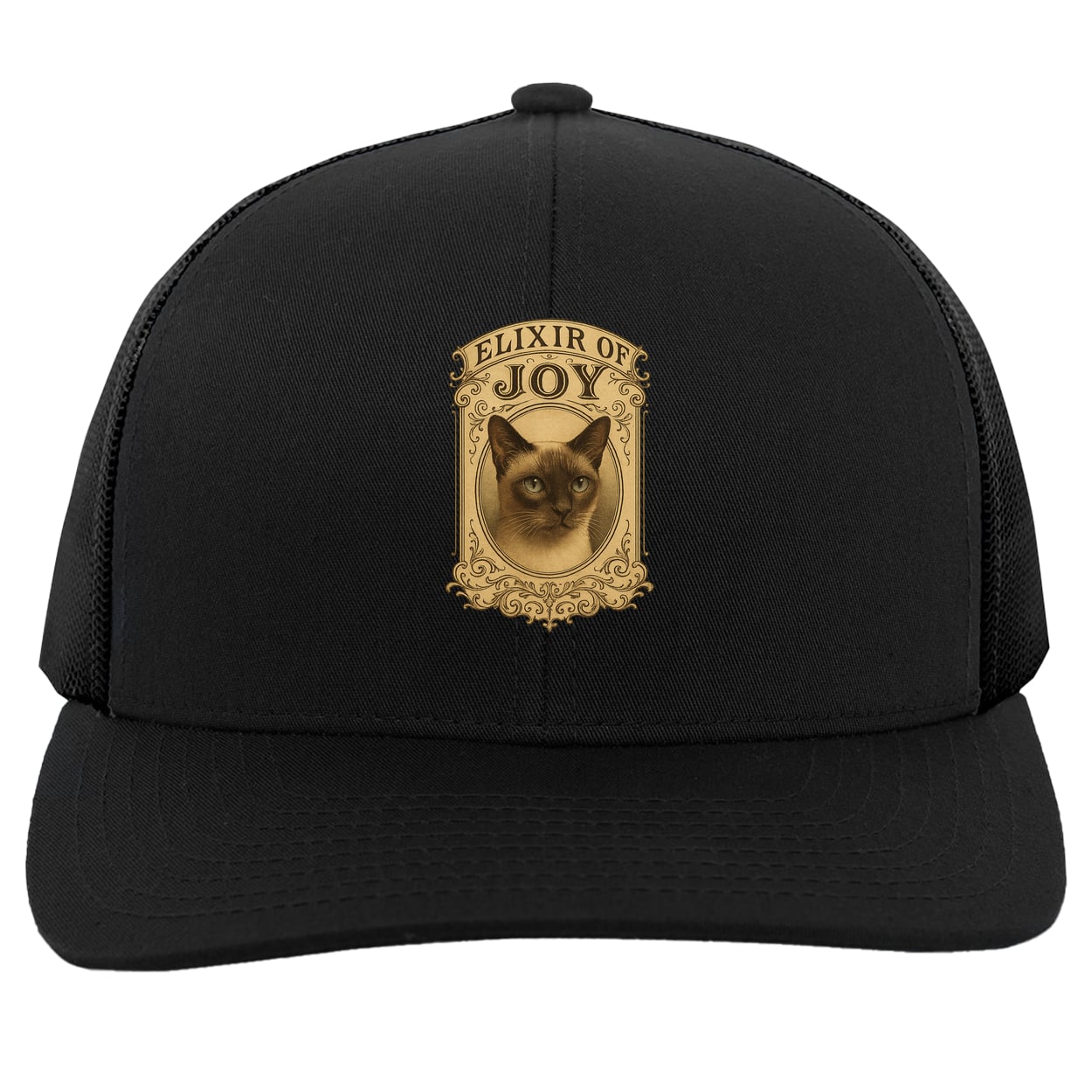 104C Trucker Snap Back - Black