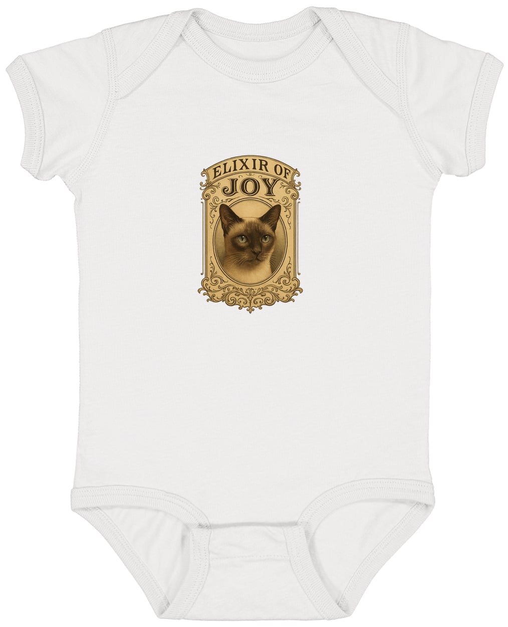 4424 Infant Fine Jersey Bodysuit - White