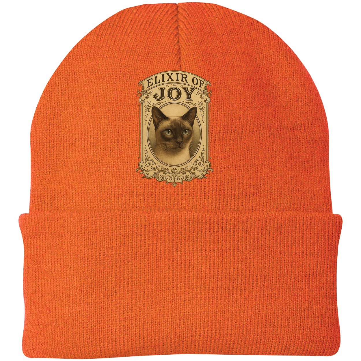CP90 Port & Company Knit Beanie - Neon Orange