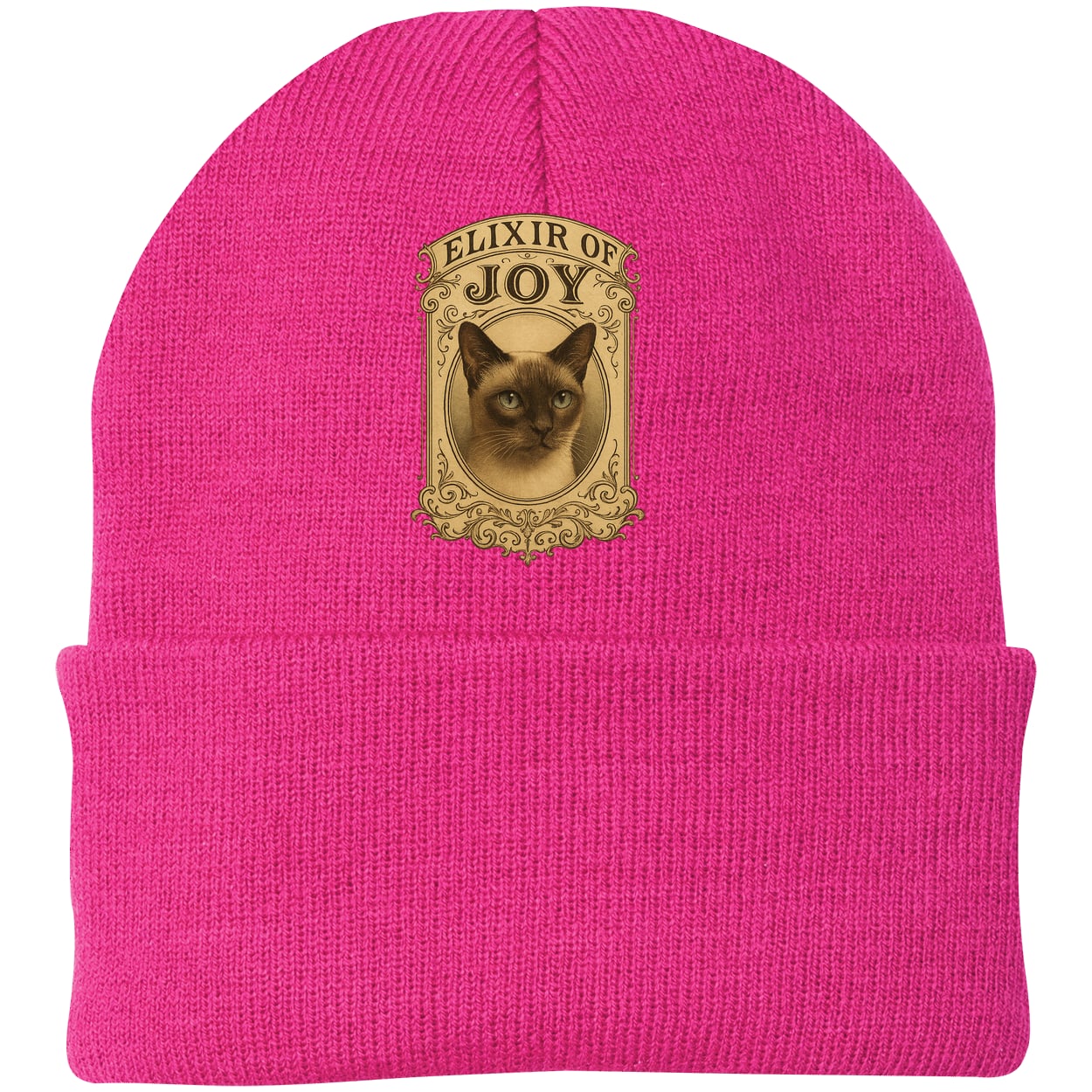 CP90 Port & Company Knit Beanie - Neon Pink