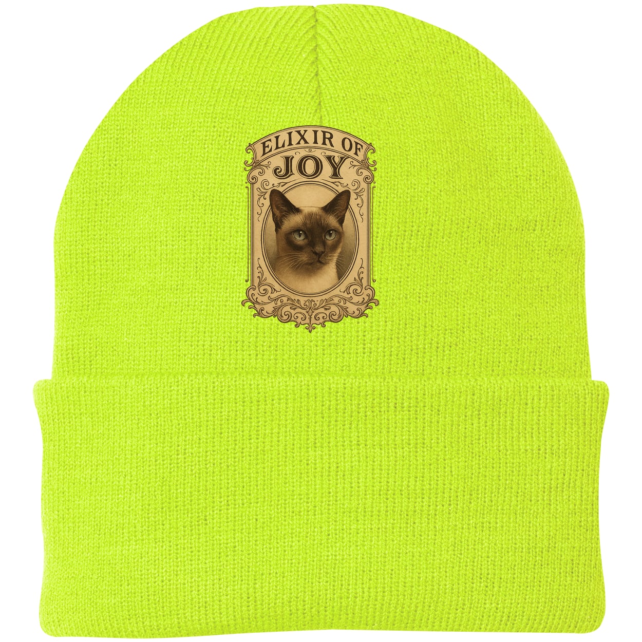 CP90 Port & Company Knit Beanie - Neon Yellow