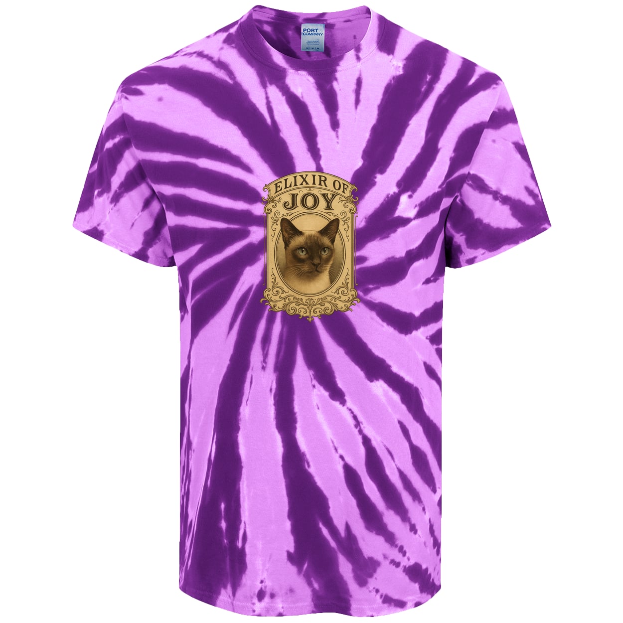 PC147 Port & Company Tie-Dye Tee - Purple
