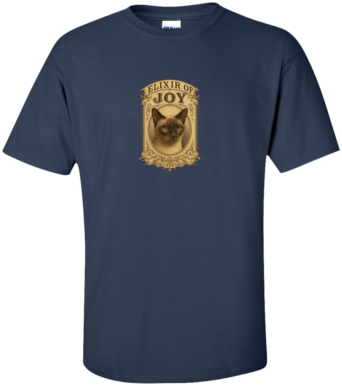G200T Gildan Mens Tall Ultra Cotton Tee - Navy