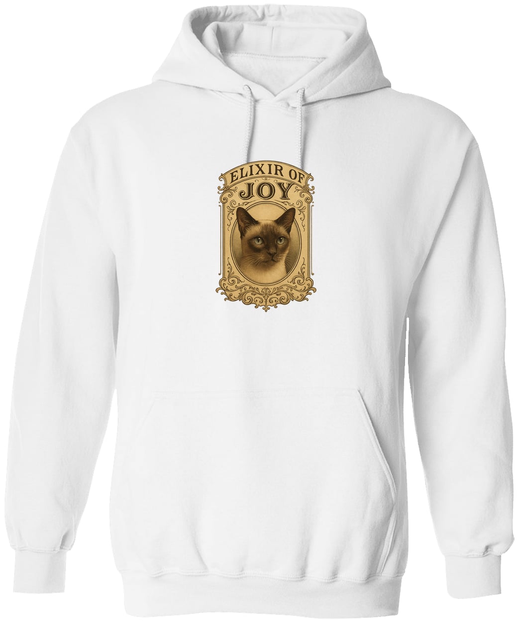 G185 Gildan Pullover Hoodie - White