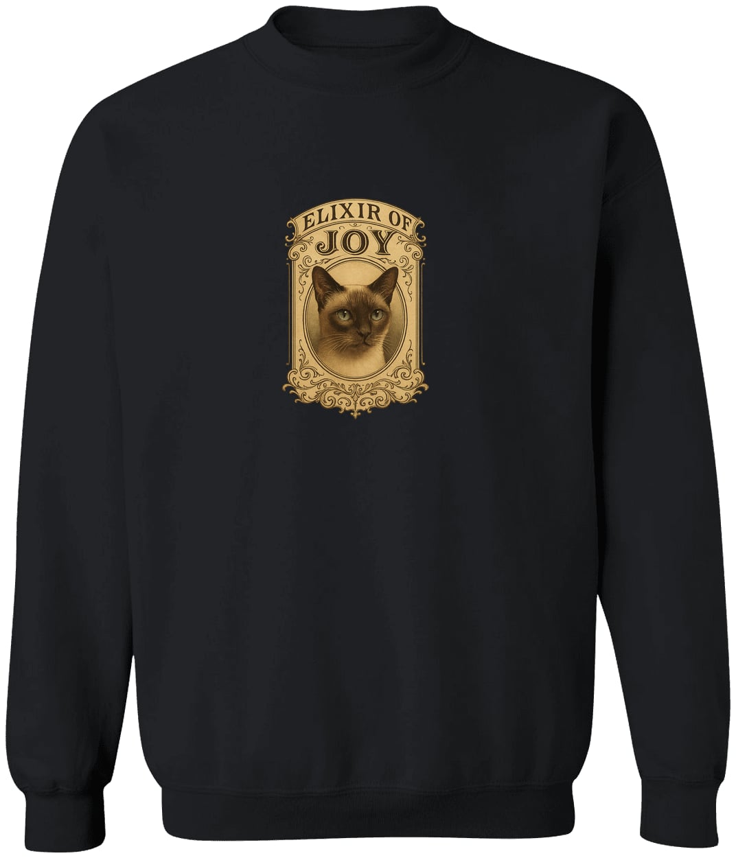 G180 Gildan Crewneck Pullover Sweatshirt - Black