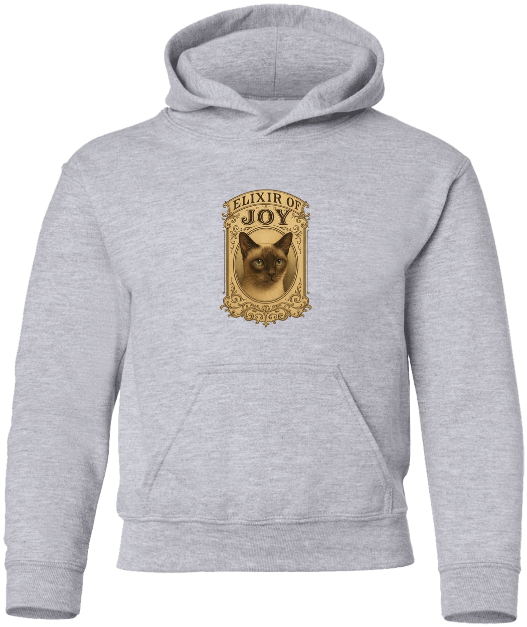 G185B Gildan Youth Pullover Hoodie - Sport Grey