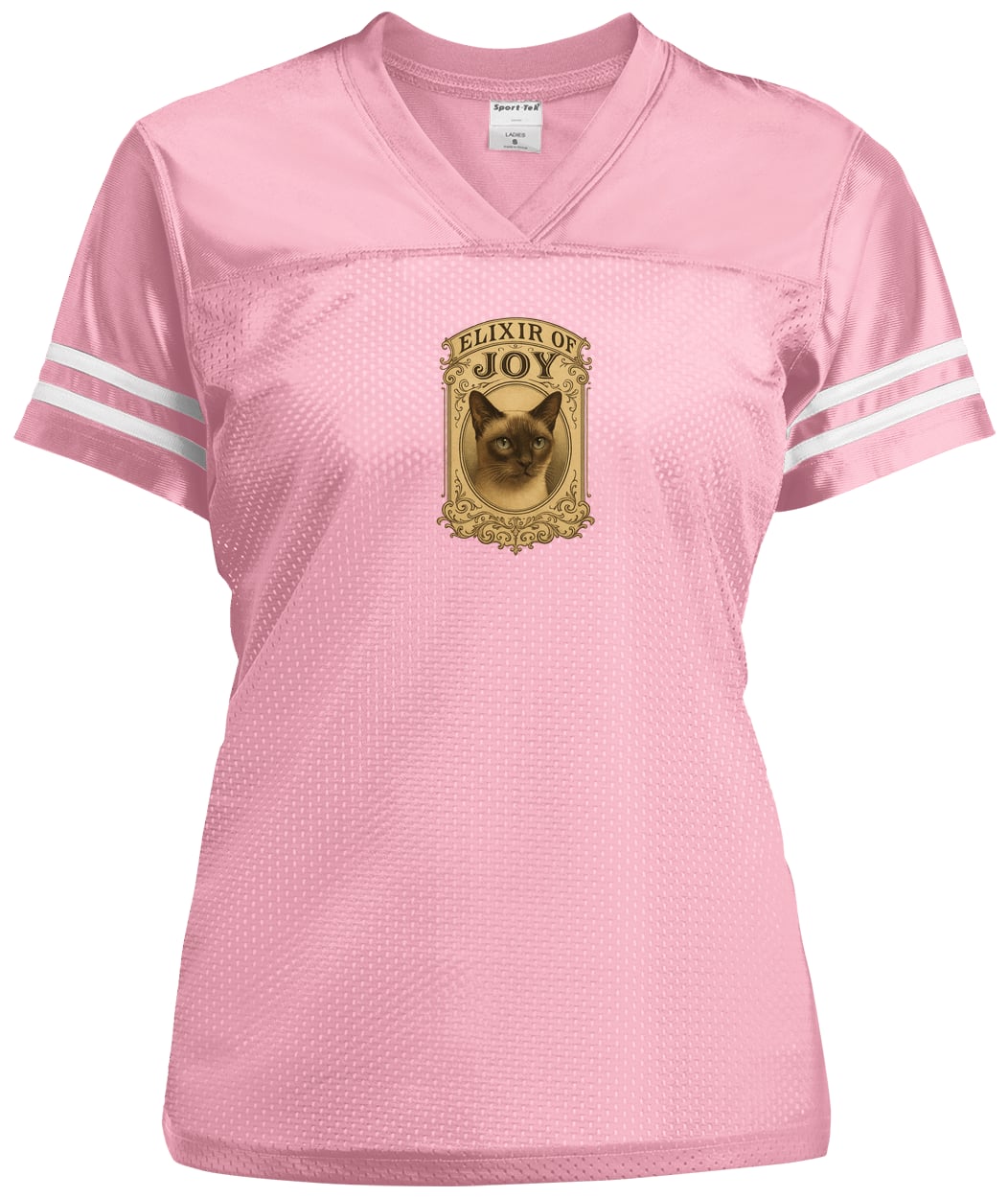 LST307 Sport-Tek Ladies' Replica Jersey - Light Pink/White