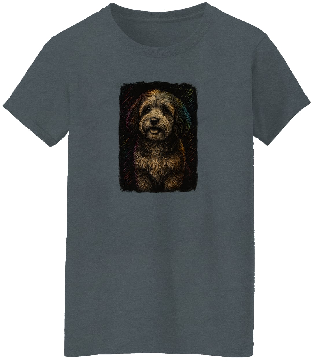 G500L Ladies' 5.3 oz. T-Shirt - Dark Heather