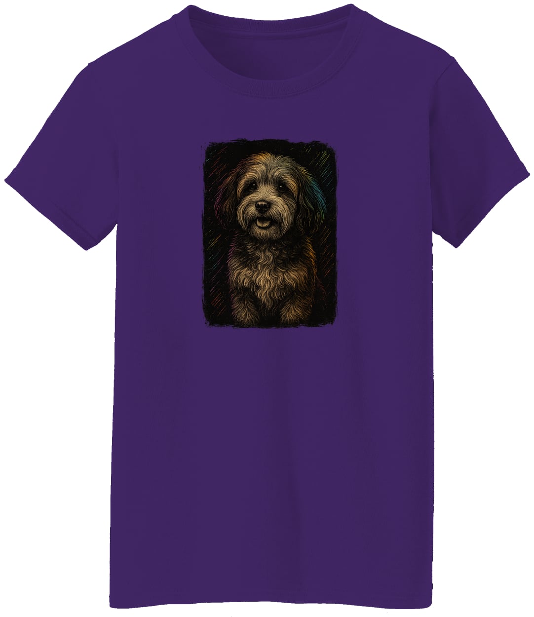 G500L Ladies' 5.3 oz. T-Shirt - Purple