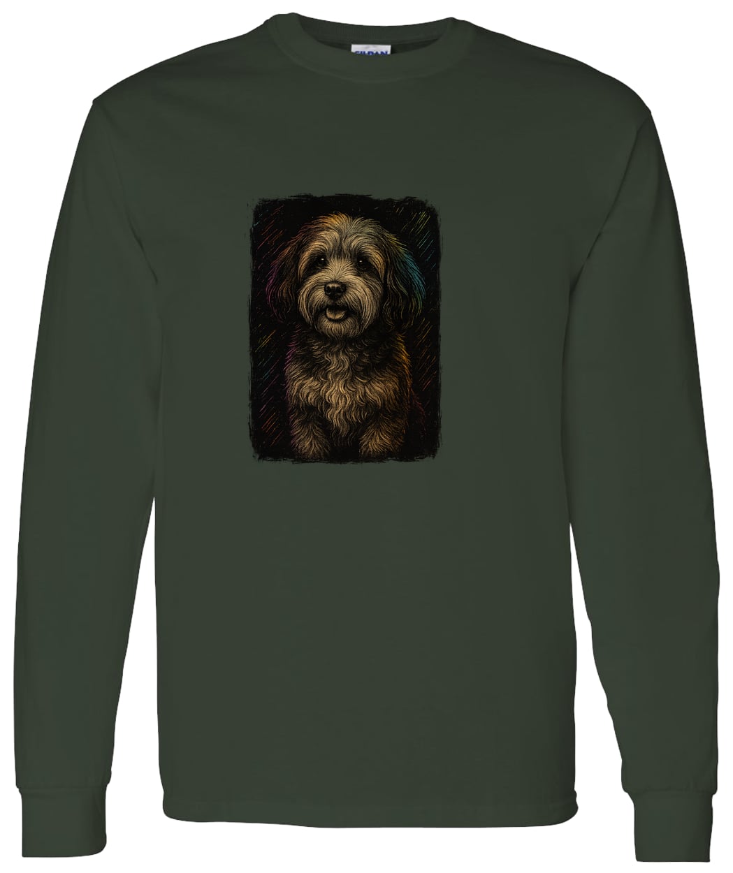 G540 LS T-Shirt 5.3 oz. - Forest Green