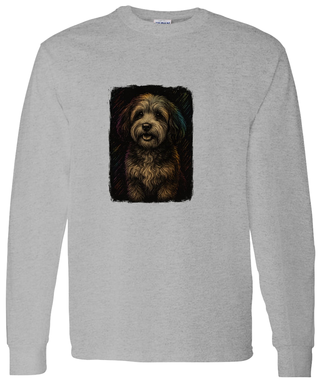 G540 LS T-Shirt 5.3 oz. - Sport Grey