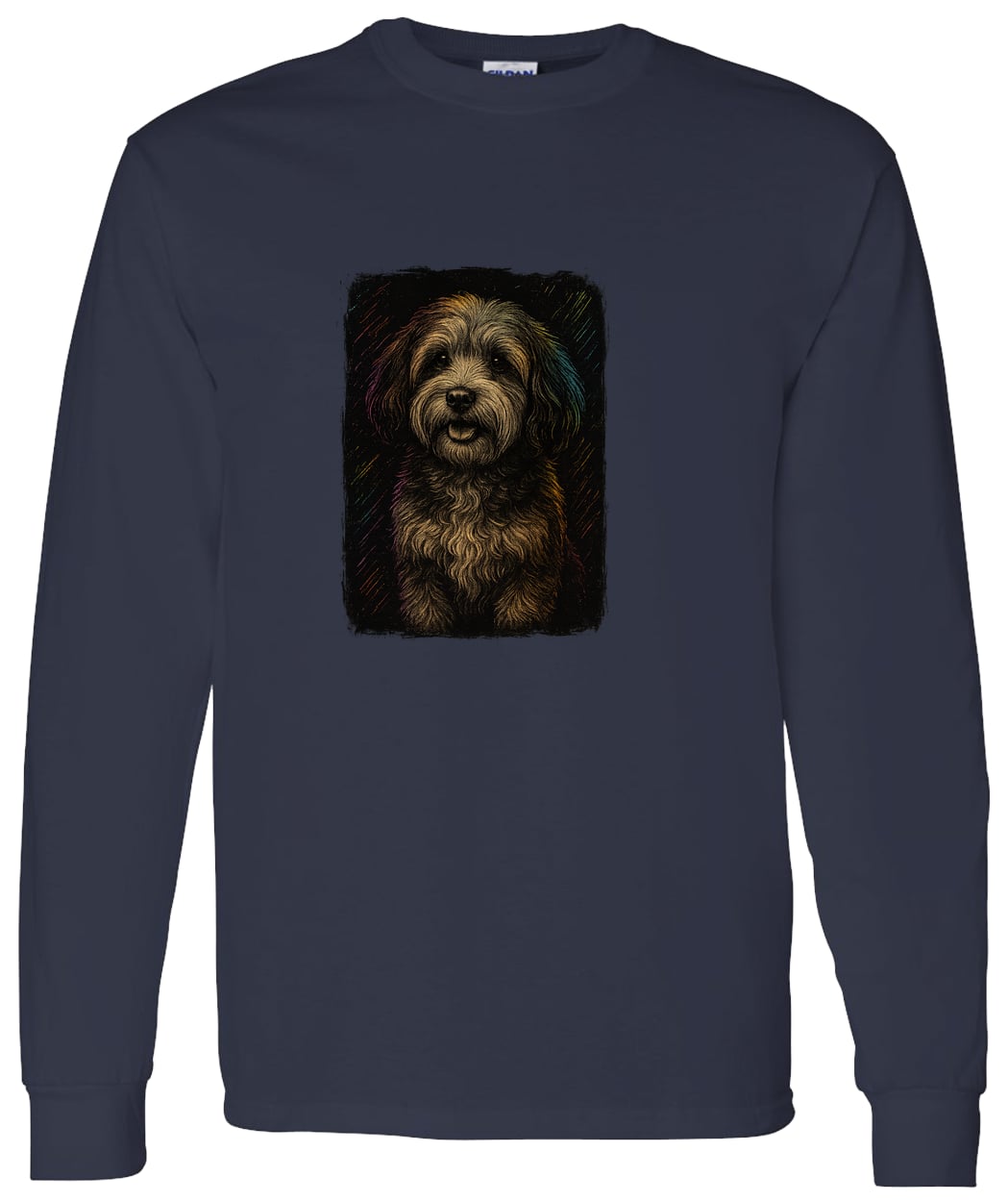 G540 LS T-Shirt 5.3 oz. - Navy