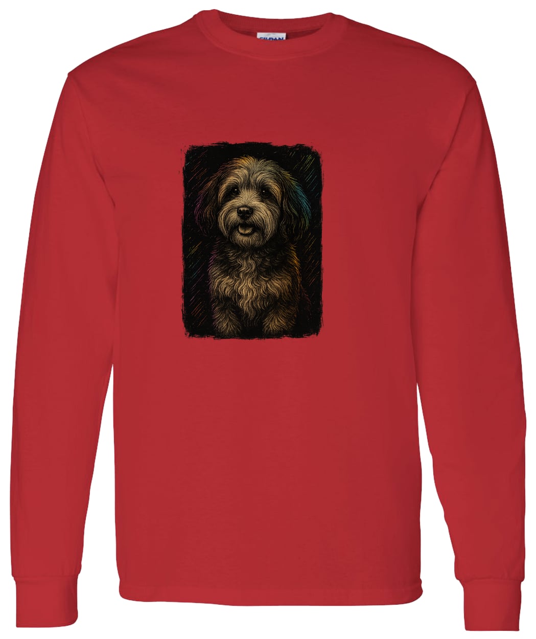 G540 LS T-Shirt 5.3 oz. - Red