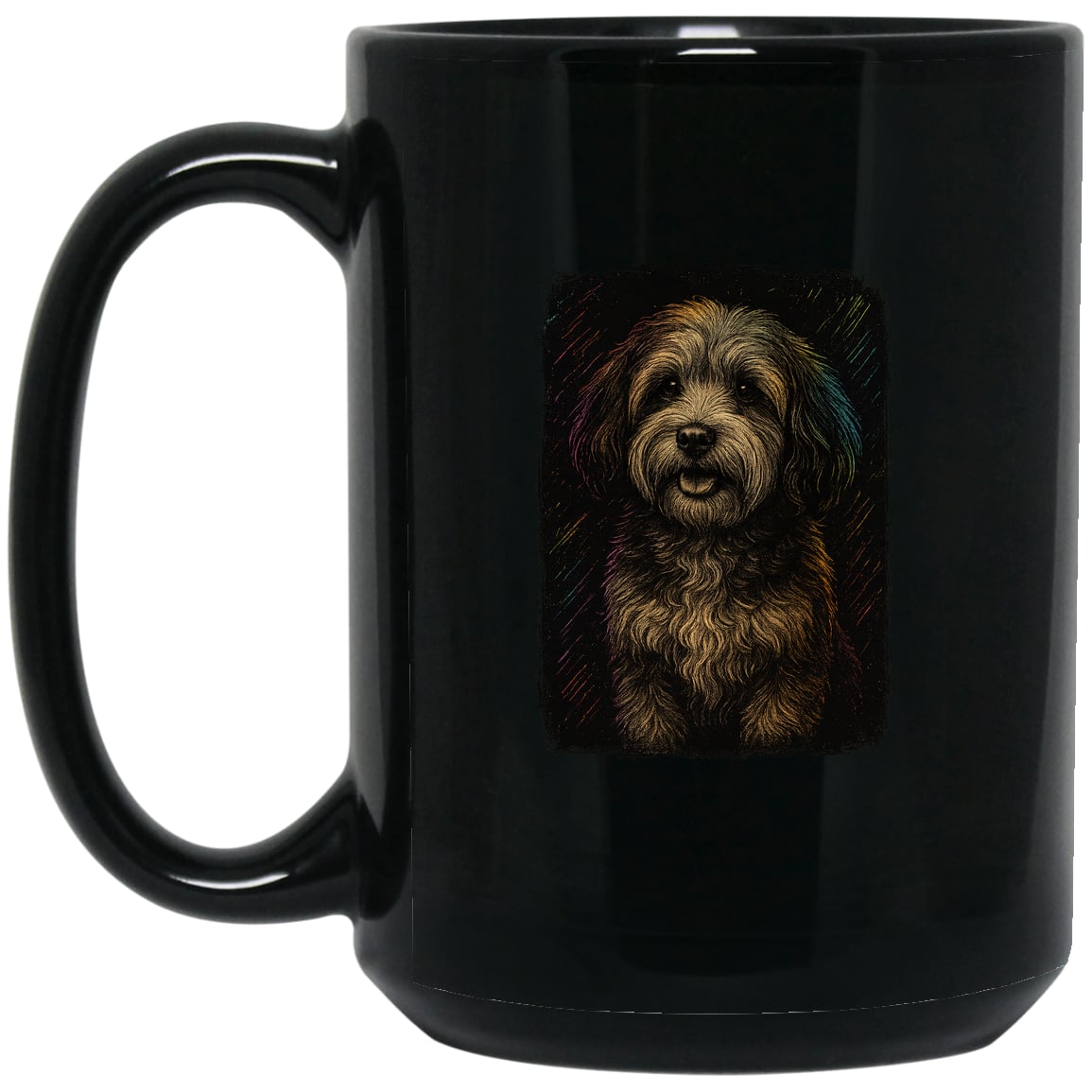 BM15OZ 15oz Black Mug Design Preview