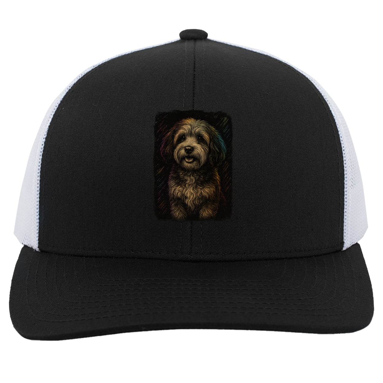 104C Trucker Snap Back - Black/White