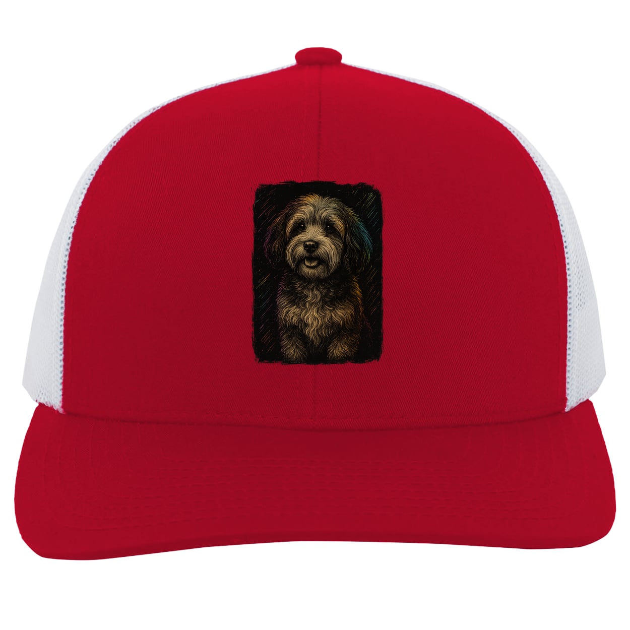 104C Trucker Snap Back - Red/White