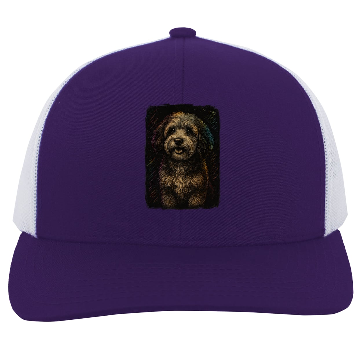104C Trucker Snap Back - Purple/White