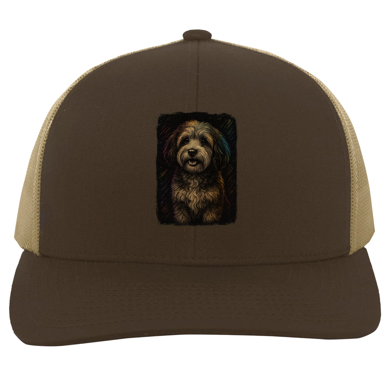 104C Trucker Snap Back - Brown/Khaki