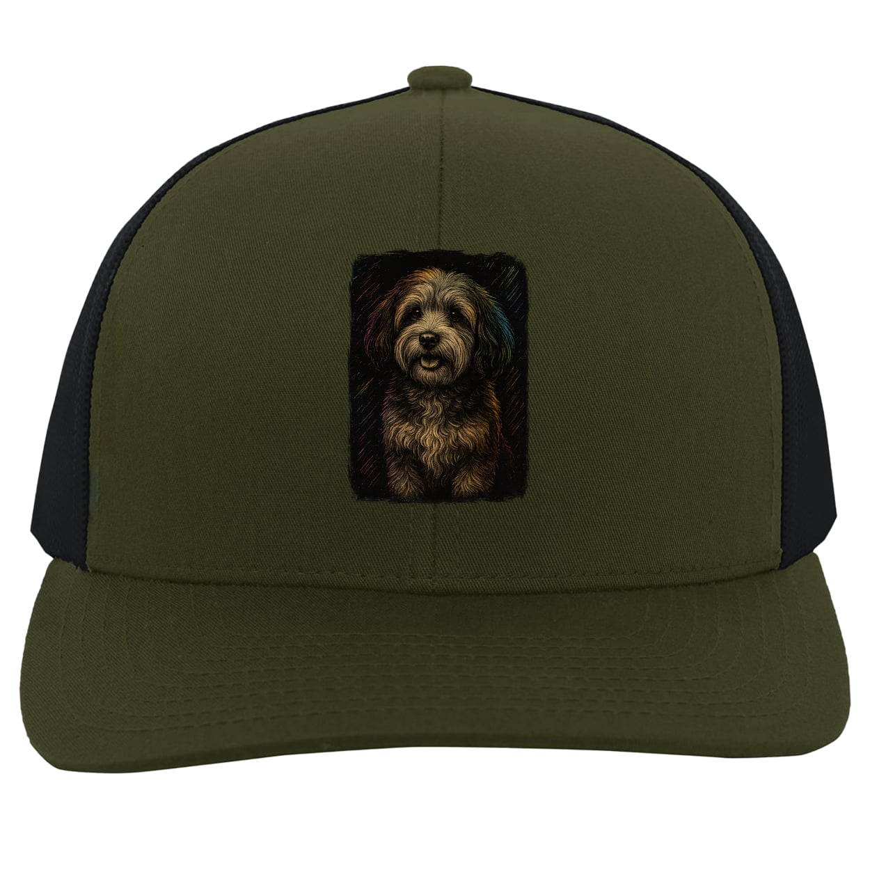 104C Trucker Snap Back - Moss/Charcoal