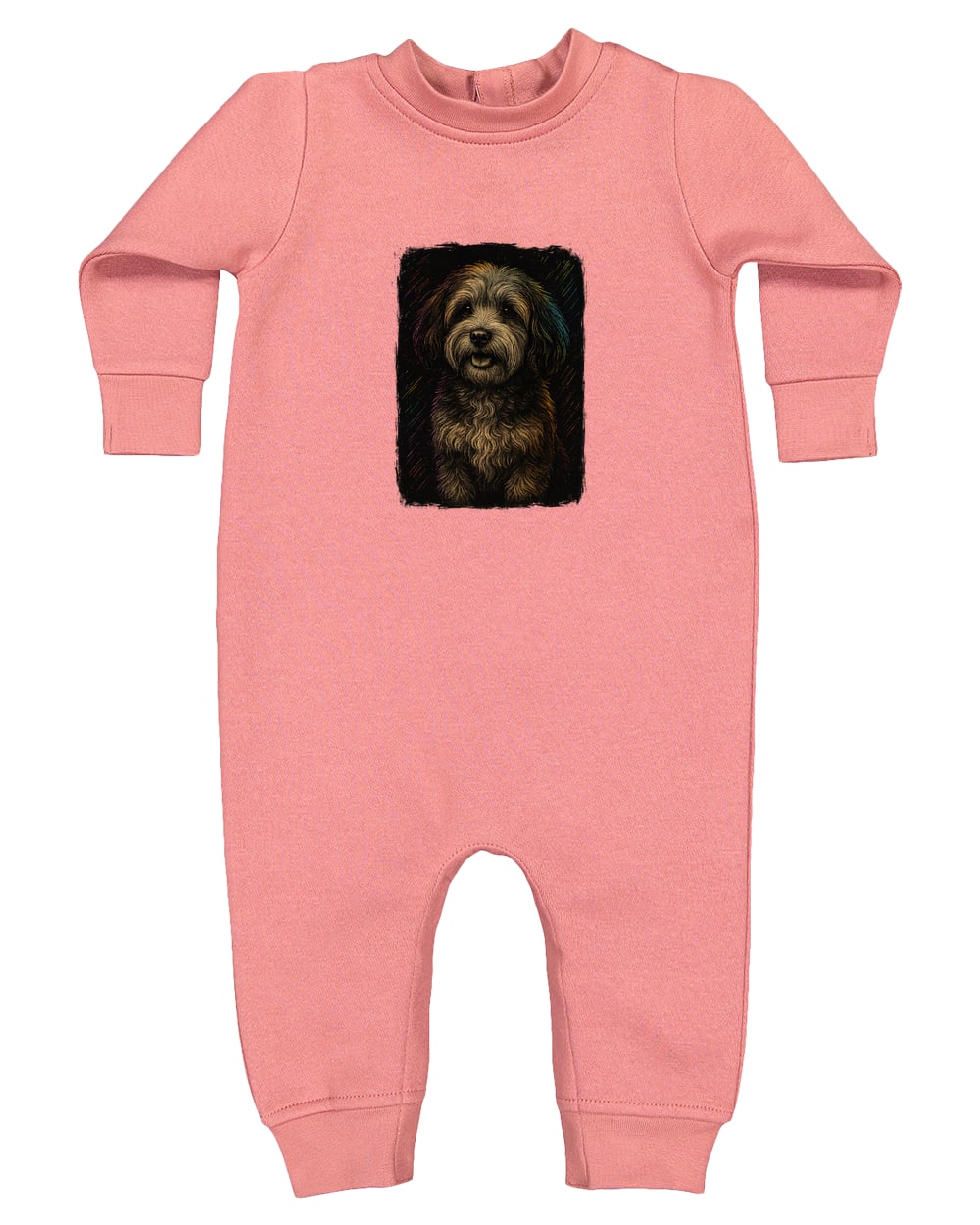 4447 Rabbit Skins Infant Fleece One-Piece Bodysuit - Mauvelous