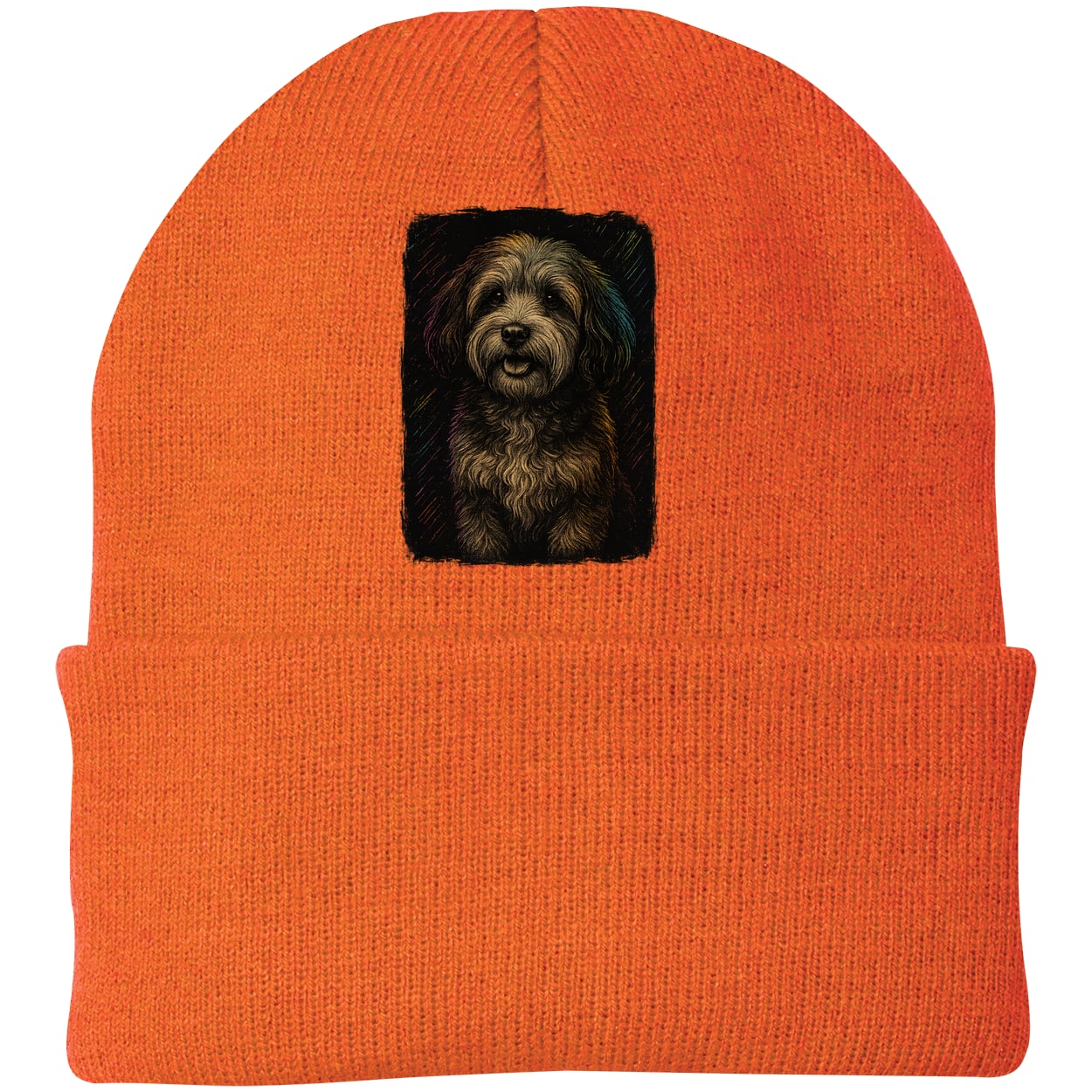CP90 Port & Company Knit Beanie - Neon Orange