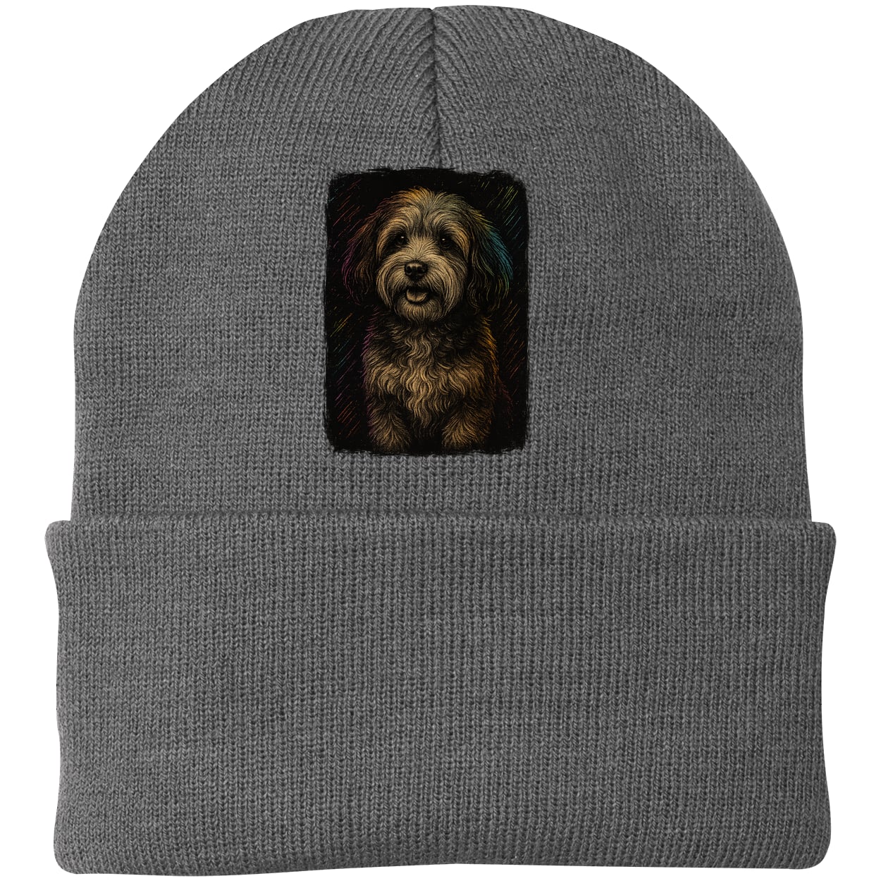CP90 Port & Company Knit Beanie - Athletic Oxford