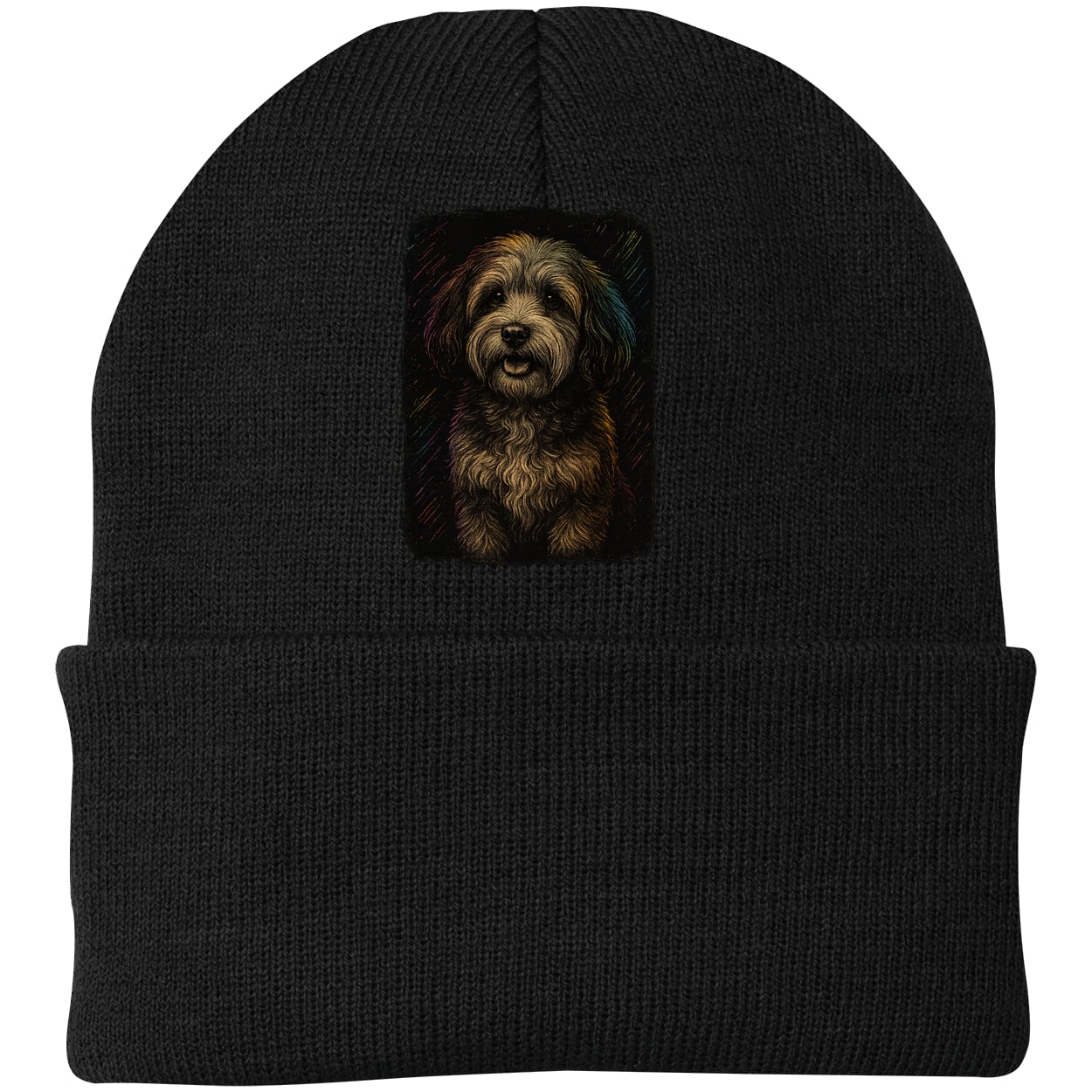 CP90 Port & Company Knit Beanie - Black