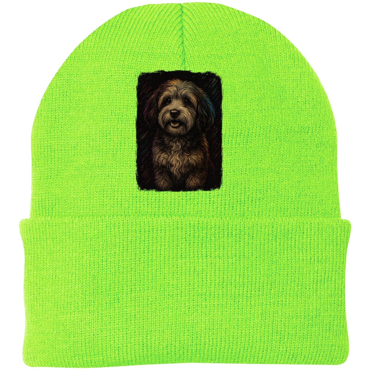 CP90 Port & Company Knit Beanie - Neon Green