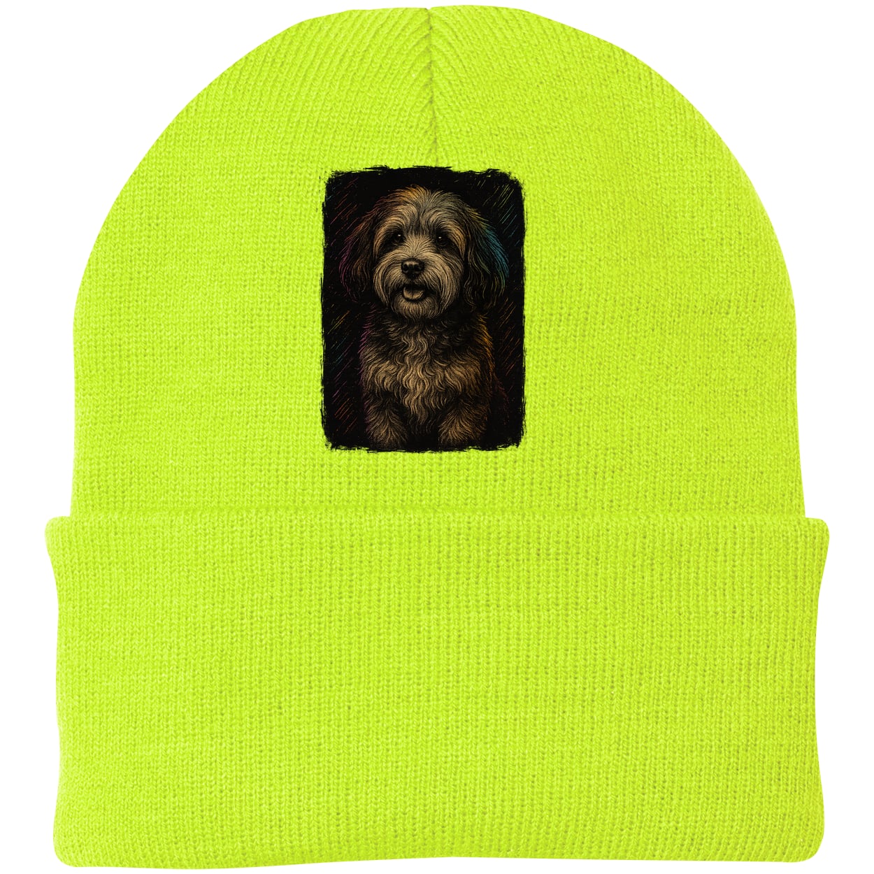 CP90 Port & Company Knit Beanie - Neon Yellow