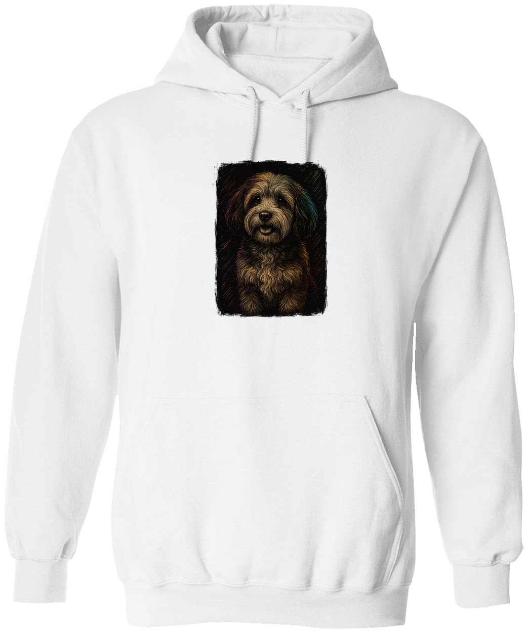 G185 Gildan Pullover Hoodie - White