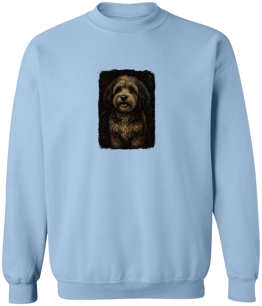 G180 Gildan Crewneck Pullover Sweatshirt - Light Blue
