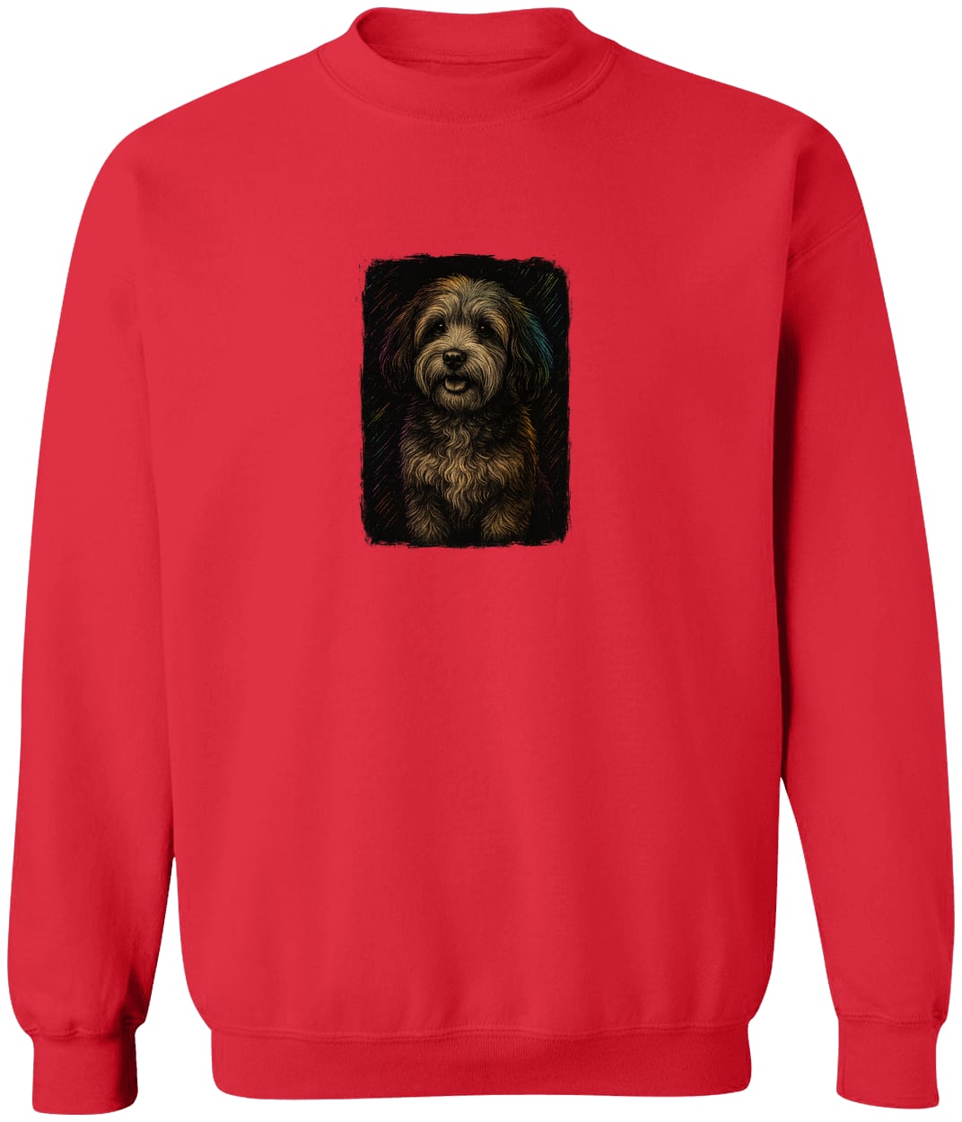G180 Gildan Crewneck Pullover Sweatshirt - Red