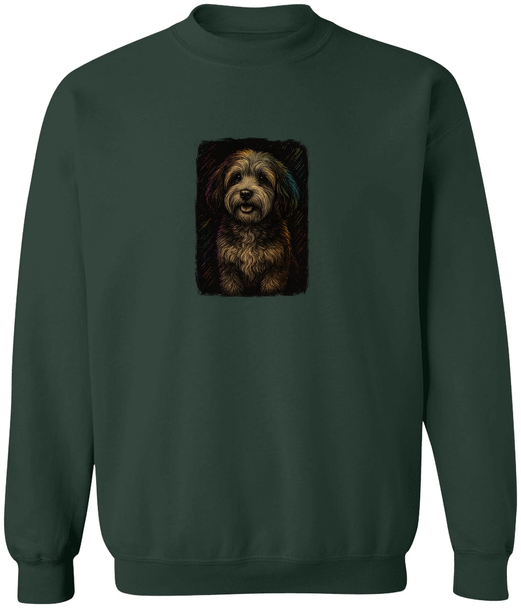 G180 Gildan Crewneck Pullover Sweatshirt - Forest Green