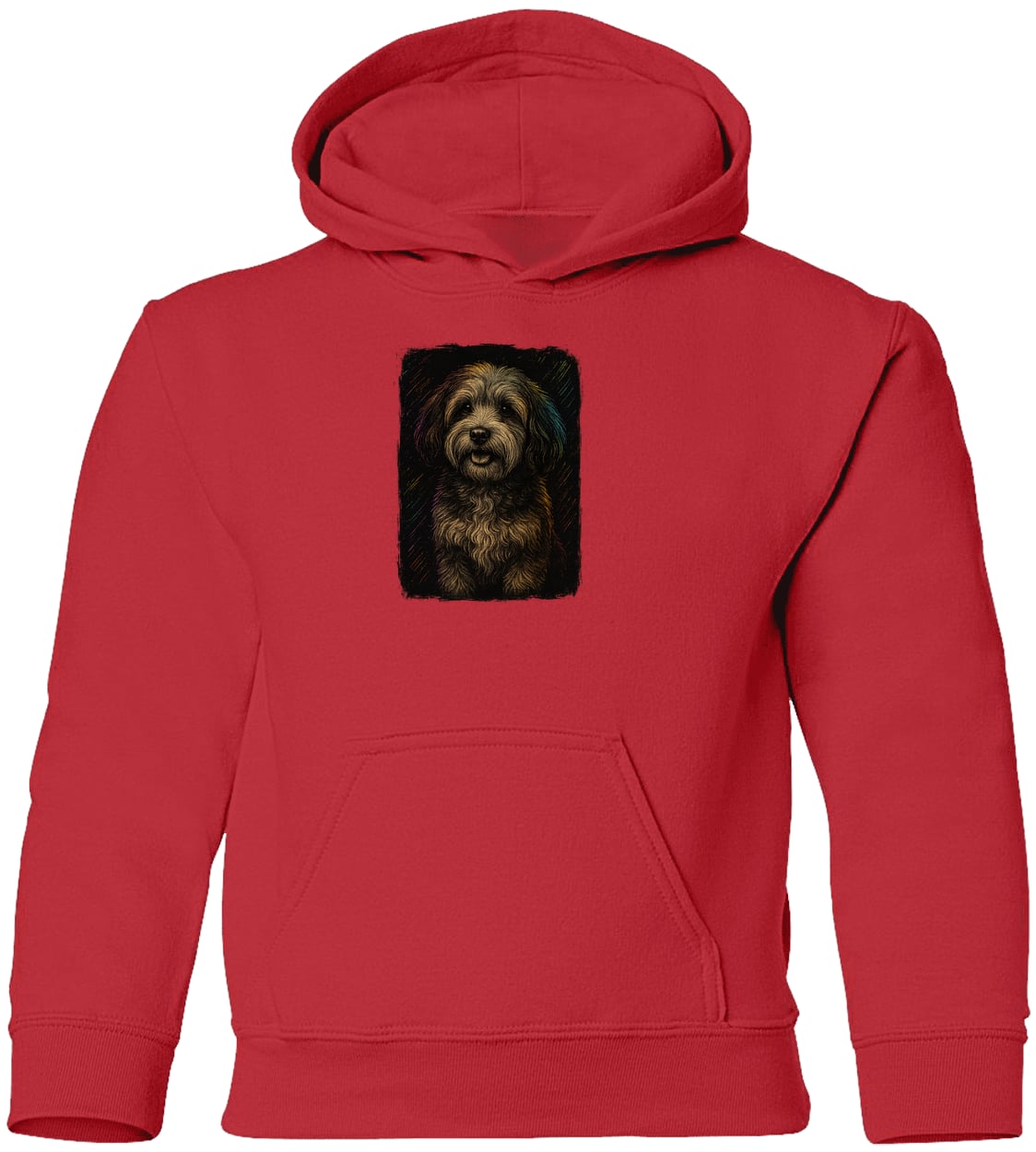 G185B Gildan Youth Pullover Hoodie - Red