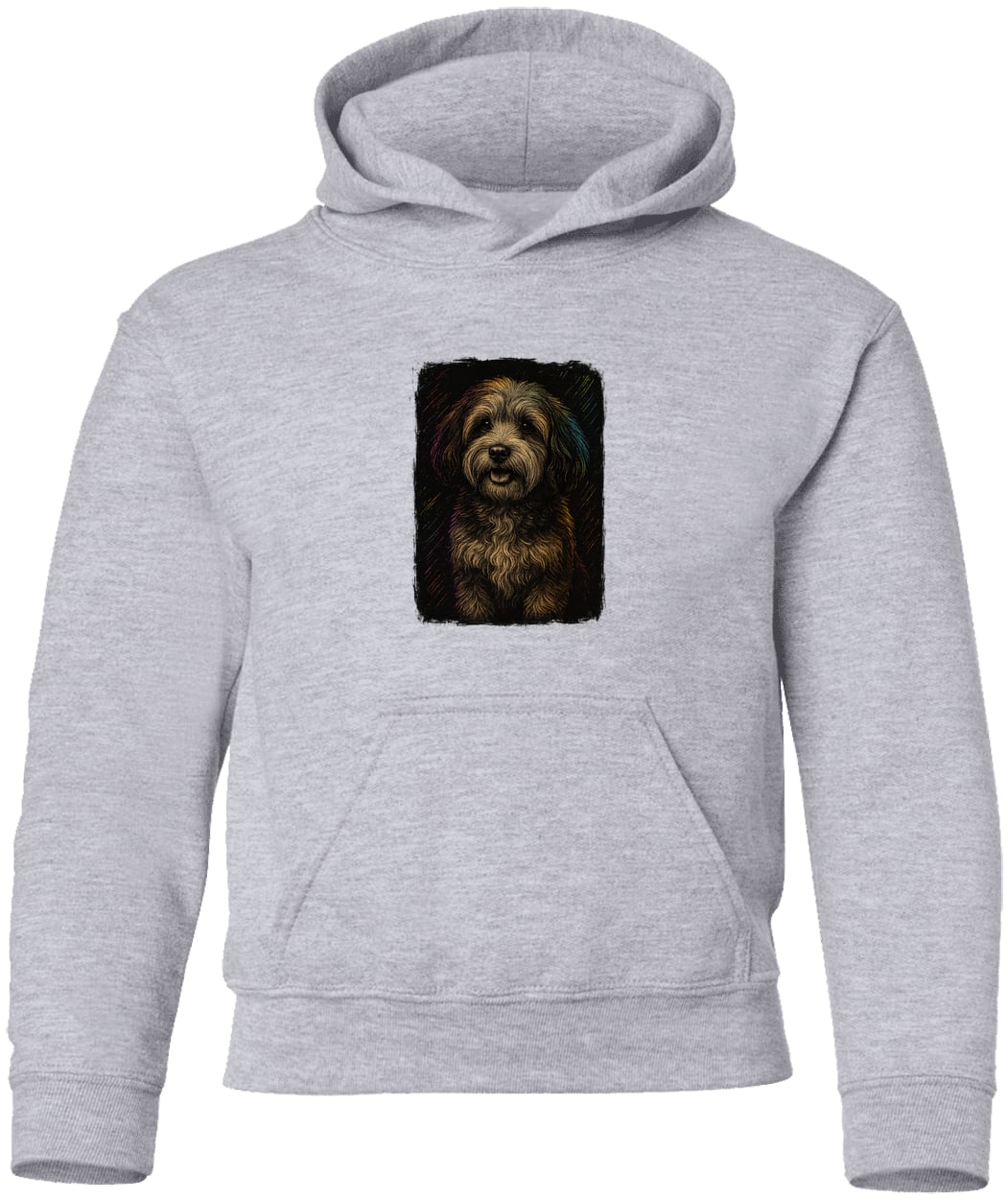 G185B Gildan Youth Pullover Hoodie - Sport Grey