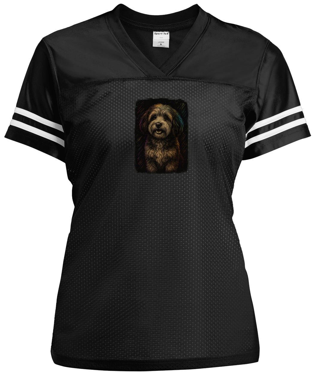 LST307 Sport-Tek Ladies' Replica Jersey - Black/White