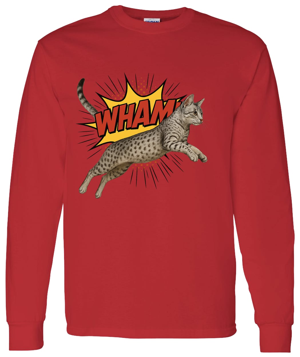 G540 LS T-Shirt 5.3 oz. - Red