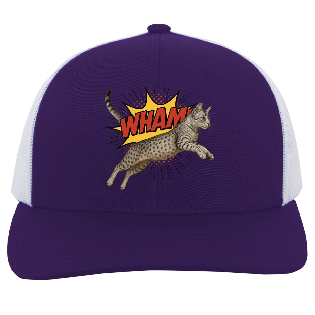 104C Trucker Snap Back - Purple/White