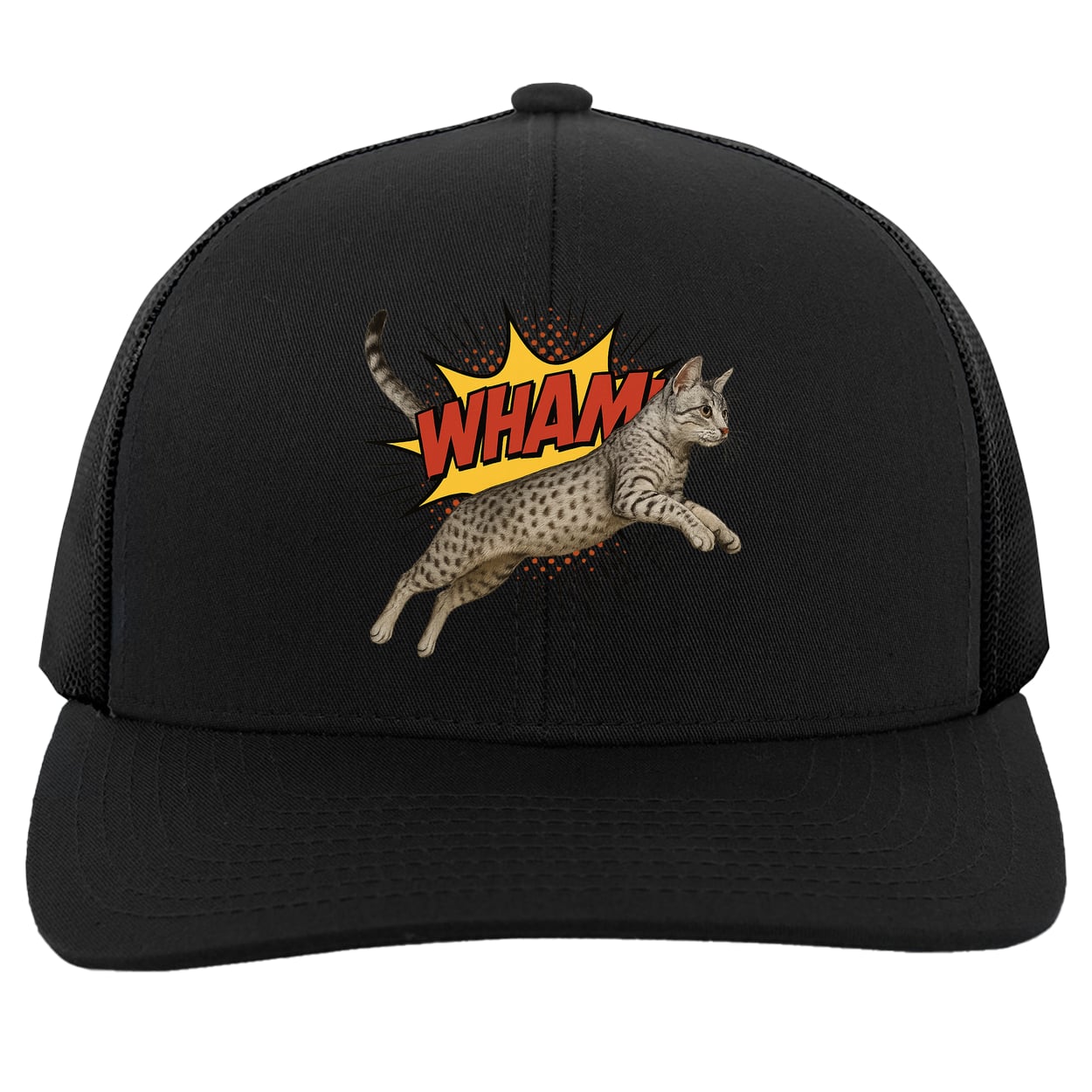 104C Trucker Snap Back - Black