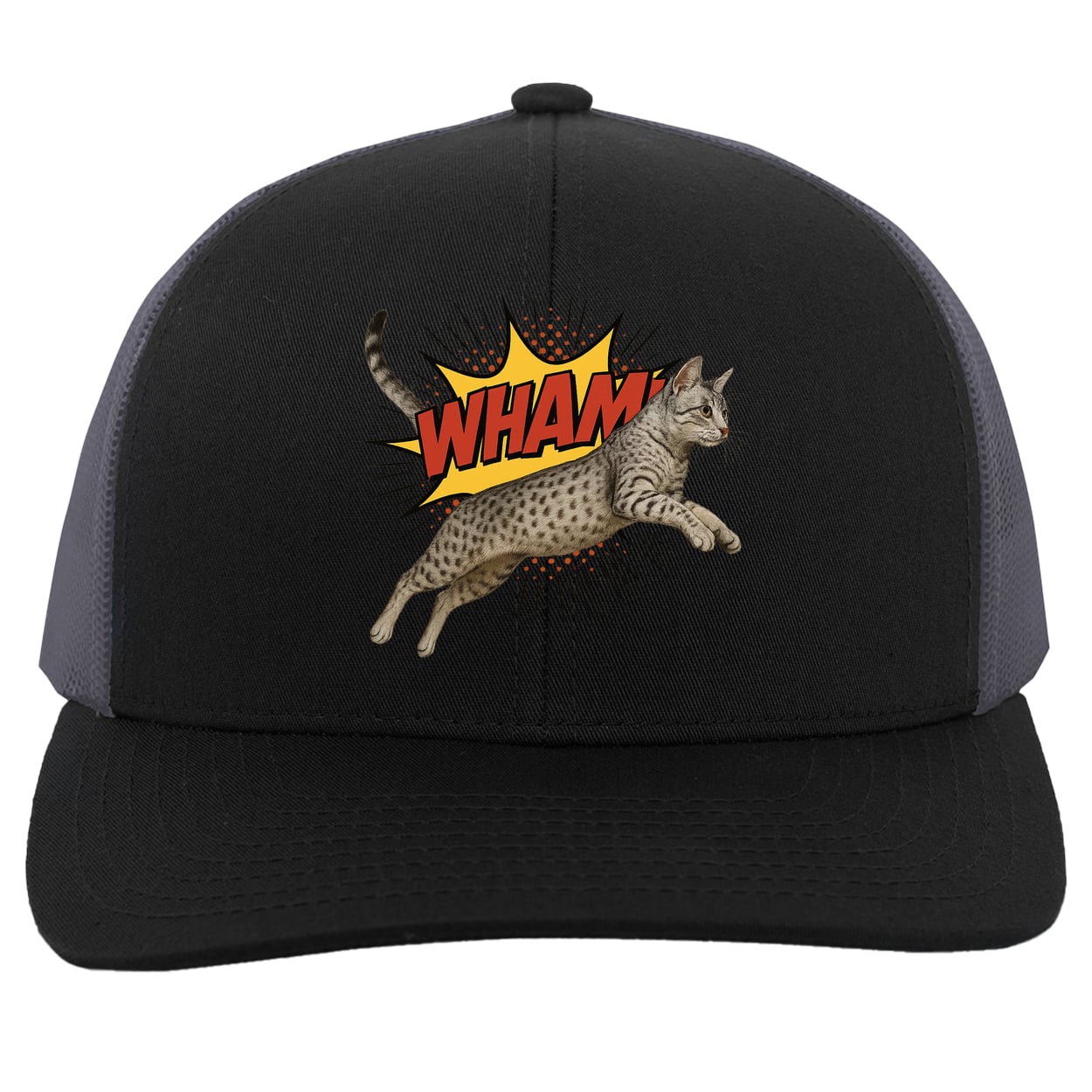 104C Trucker Snap Back - Black/Graphite