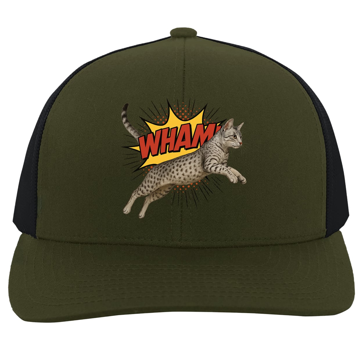 104C Trucker Snap Back - Moss/Charcoal