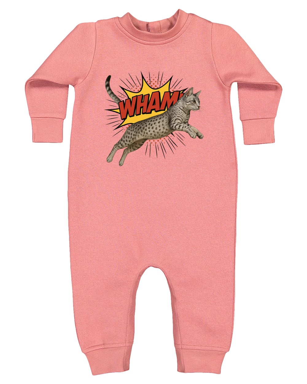 4447 Rabbit Skins Infant Fleece One-Piece Bodysuit - Mauvelous