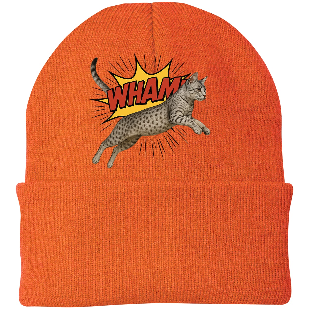 CP90 Port & Company Knit Beanie - Neon Orange