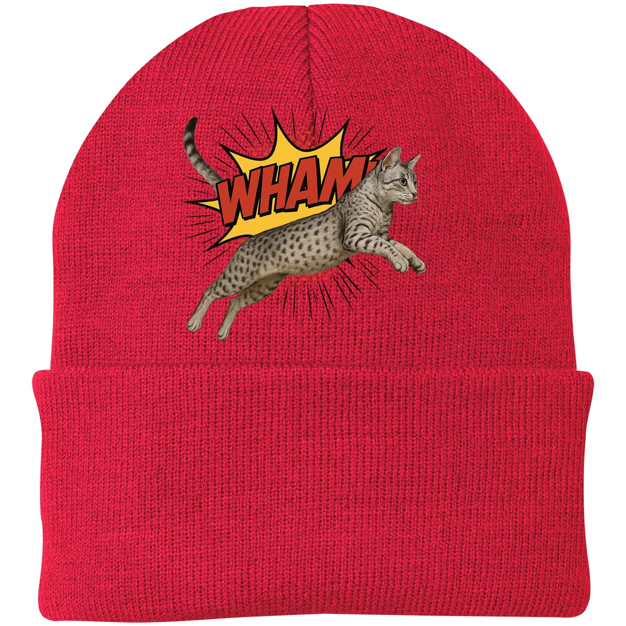 CP90 Port & Company Knit Beanie - Athletic Red