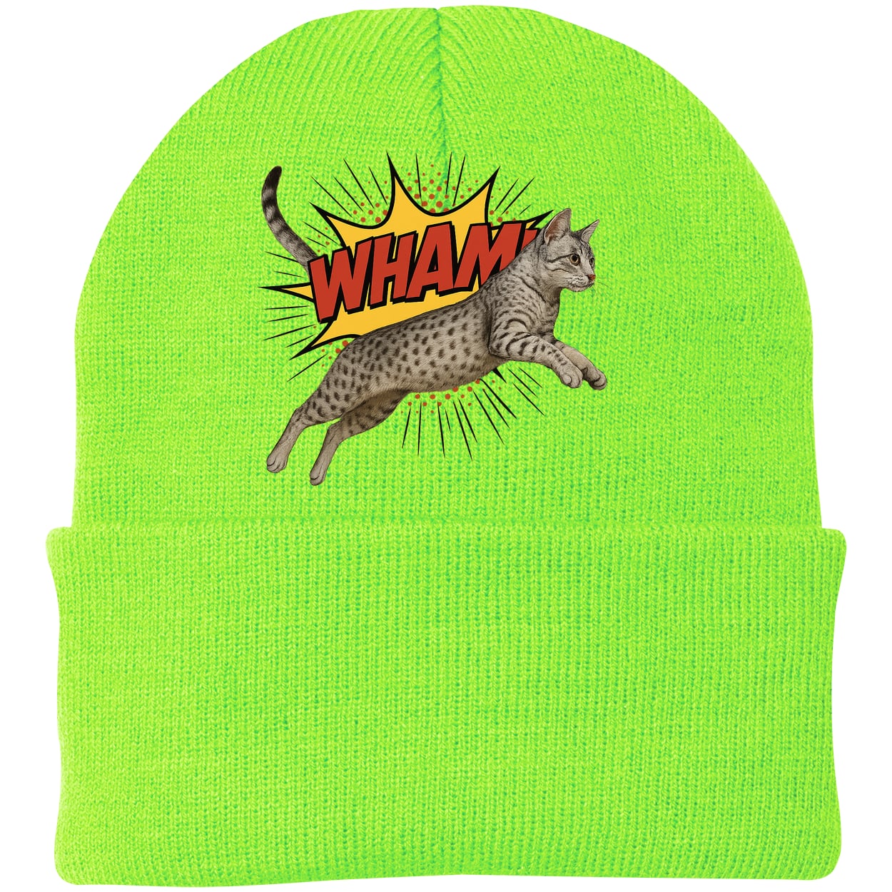 CP90 Port & Company Knit Beanie - Neon Green
