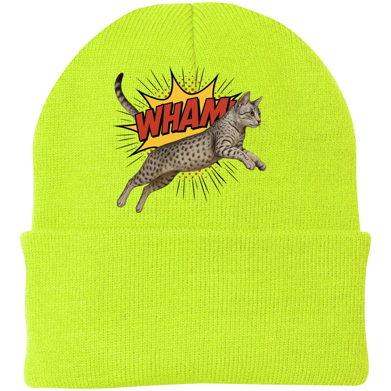CP90 Port & Company Knit Beanie - Neon Yellow